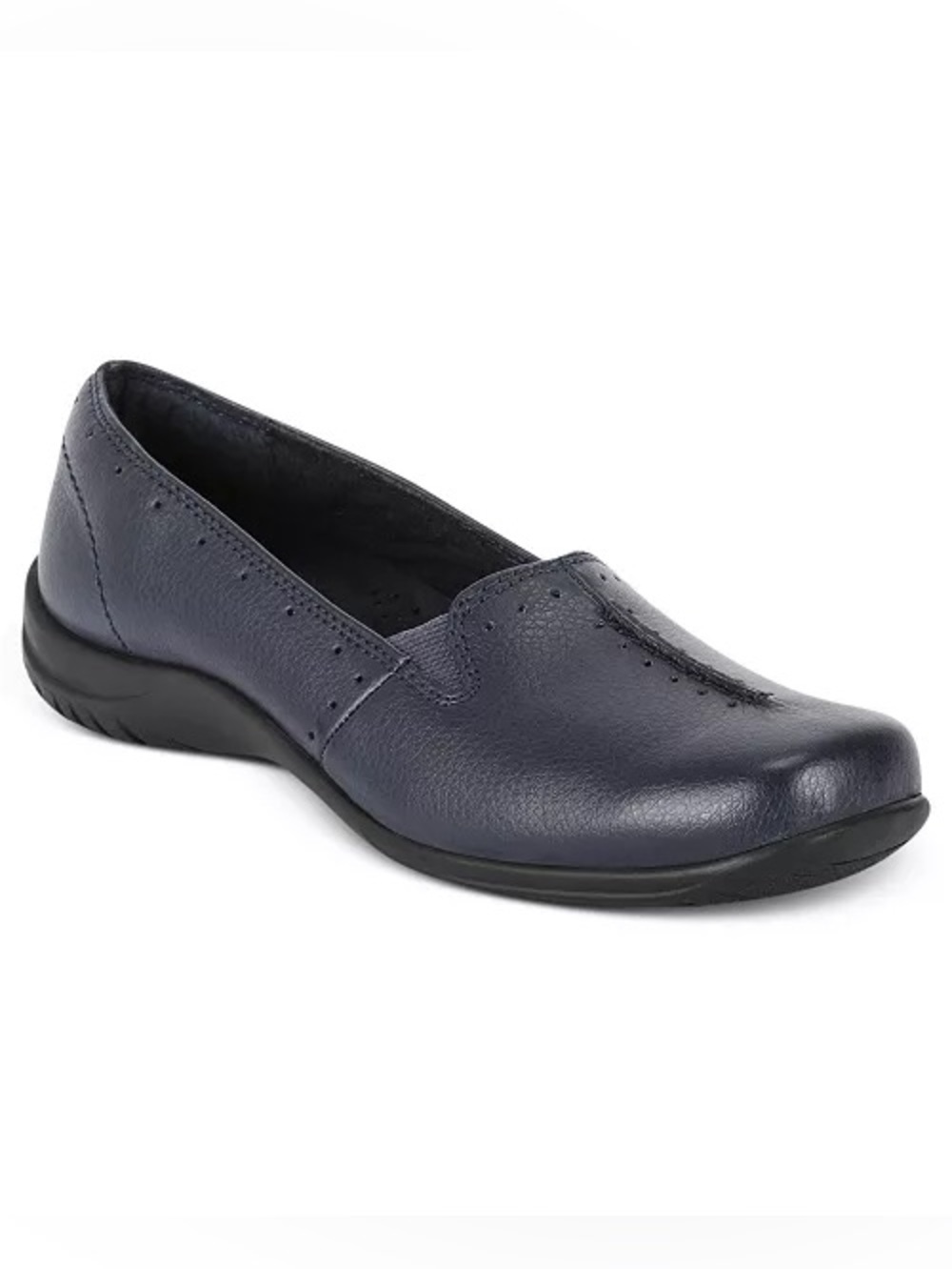 ♥️♥️ Easy Street Purpose Women’s Square Closed Toe Slip-On Shoe - Navy